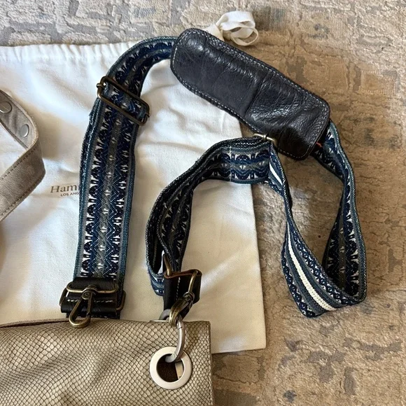 Hammitt Taupe/Beige Crossbody w/storage bag, authentic card, & 2 straps - Picture 8 of 10